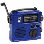Grundig FR200 Emergency AM / FM / Shortwave Crank Radio and Light (Blue)