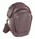 Textured Vinyl Camera Bag, Large, Black
