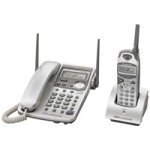 Panasonic KX-TG2564S 2.4 GHz DSS GigaRange Extreme Cordless Phone with Corded Base (Silver)