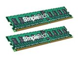 SimpleTech Premium Brand - memory - 1024 MB ( 2 x 512 MB ) - DDR II ( STC3430/1GB )