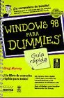 Windows 98 para Dummies, gu&iacute;a r&aacute;pida