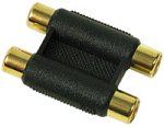 RCA Jacks Dual Inline Coupler (AH210)
