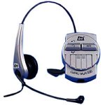 DNT Call4U Multi 100 Telefon-Headset + Universal Umschalt-Box silber silber