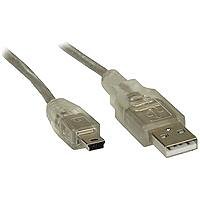 Navigationssysteme: Intos USB-Minikabel USB Anschlusskabel A/S - B mini 5pol/S 3.0m f�r Sony