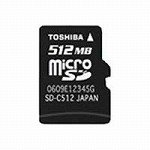 microSDカード 512MB SD-MC512MT