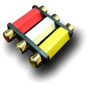 【クリックで詳細表示】フジパーツ ピン端子-ピン端子中継プラグ AC-333