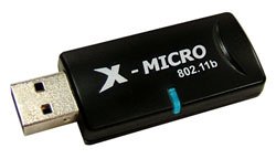 Computerzubeh&ouml;r: X-Micro WLAN Mini USB Adapter