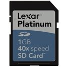 Lautsprecher: Lexar Secure Digital 40X MB Speicherkarte