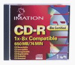 Imation CD-R 650MB 74 minute 8x (Single)
