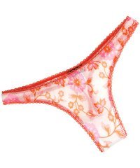 Cosabella papaya floral mesh low rider thong