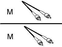 Elektronik und Foto: Apc LWL Patchkabel 62,5� Patchkabel Duplex ST/S - ST/S 3.0 m
