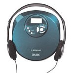 Classic CL-413 Portable CD Player with 45-Second Anti-Shock Protection (Star Blue)