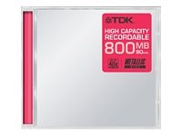 TV Ger&auml;te: TDK HC-R 90 CD-R 90 / 800MB 40x Speed, Jewel Case