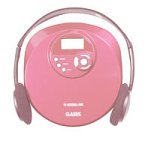 Classic CL-111 Portable CD Player with 10-Second Anti-Shock Protection (Red)