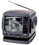 Portable TV with Am/Fm Radio ( 5 inch B&W Ac/Dc )