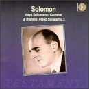 Solomon: Schumann, Brahms & Liszt