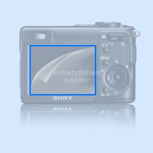 Festplatten: Schutzfolie f�r Sony DSC-W1 W-1 3M-UltraClear Schutzfolie-Set