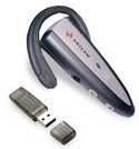 HS-890 Blue Headset in White