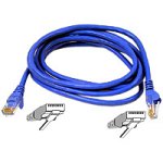 Festnetztelefone: FastCAT5e Netzwerkkabel blau 15m