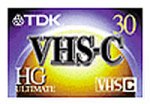 TDK VHS-C Tape 3-Pack (TC30HGS3CC)