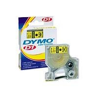 Digitalkameras: Dymo Schriftband Kassette Dymo f�r D1, 12 mm x 7 m, schwarz auf gelb