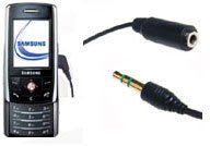Kompaktanlagen: Kopfh�rer / Adapter f�r Samsung SGH-SGH D520