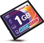 Dane-Elec Compact Flash 1024MB (1GB) 5-Pack DA-CF-1024 PK5