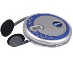 GPX CDP3104 Portable CD Player with 60-Second Anti-Skip Protection
