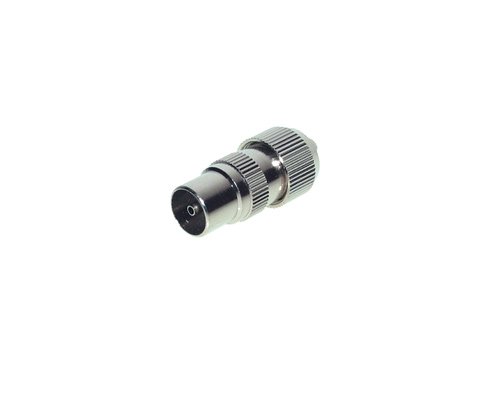 Kompaktanlagen: Koaxialstecker, 75 Ohm, Schraubanschlu�, Metall