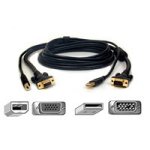 Kamerazubehoer: Belkin USB KVM Cable Kit Gold for OmniView KVM Kabel HD15/St. USB/A-St. an HD15/Bu. USB/B-Bu. 3.0 m