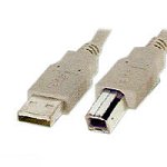 Handys ohne Vertrag: GR Computer PU-305 USB Kabel USB Anschlusskabel A/S-B/S 5.0m grau