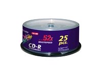 Festnetztelefone: Fuji CD-R Rohlinge 80min 700MB 52x 25er Spindel