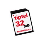 TV Ger&auml;te: tiptel MMC 2 Multi-Media-Card Speichererweiterung (plus 2 Stunden Aufzeichnung) 32 MB