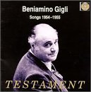 Beniamino Gigli: Songs 1954-1955