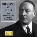 Giuseppe de Luca Recordings 1905-07