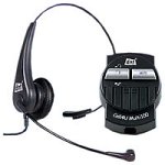 Digitalkameras: DNT Call4U Multi 100 Telefon-Headset + Universal Umschalt-Box blau blau