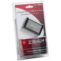 Telekommunikation: Jet Computer Zignum 4 Port USB Hub HUB USB 3P 3 x USB 1 x USB