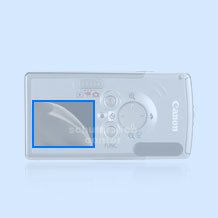 Festplatten: Schutzfolie f�r Canon Digital IXUS i 3M-UltraClear Schutzfolie-Set