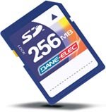 Dane-Elec Secure Digital Card 256MB - 5-Pack DA-SD-0256