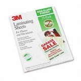 Self-Sealing Matte Laminating Pouches for 8-1/2 x 11 Sheets, 9.6 mil., 25/Pack