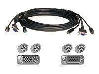 Kamerazubeh&ouml;r: Belkin Masterswitch Kabelgarnitur Komplettgarnitur PS/2, 3m, - High res. VGA