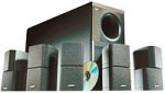 Bose 6-Piece Home Theater Speaker System(Black) (AM10IIBLK)