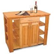 Butcher Block Kitchen Islands - Catskill Craftsmen 1450 Elegant Butcher Block Island -... by Catskill