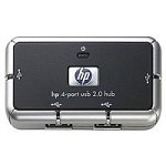 Heimkinosysteme: HP 4-Port USB2.0 Hub HUB USB 4P 4xUSB-A/B 1xUSB + Kabel + Stromversorgung