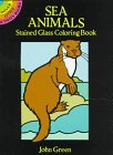 Sea Animals Stained Glass Coloring Book (Dover Little Activity Books)