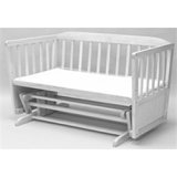 Angel Line Gliding Cradle/Loveseat (Round Spindle Version) Finish: Cherry