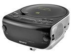 Sony ICF-CD814 AM/FM Stereo Clock Radio with CD Player, White