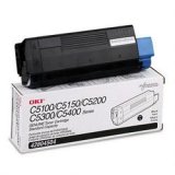 Toner Cartridge for Okidata C5100, C5150, C5200, C5300, C5400, Type C6, Black (OKI42804504)