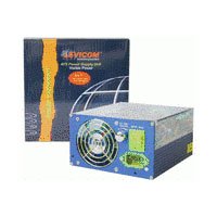 Lautsprecher: Levicom Visible Power 450Watt Blau PC Netzteil 450W mit PFC 2L�fter thermogeregelt CE ATX