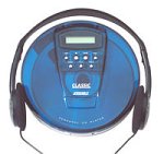 Classic CJ-600 Portable CD Player with Continuous Anti-Shock System